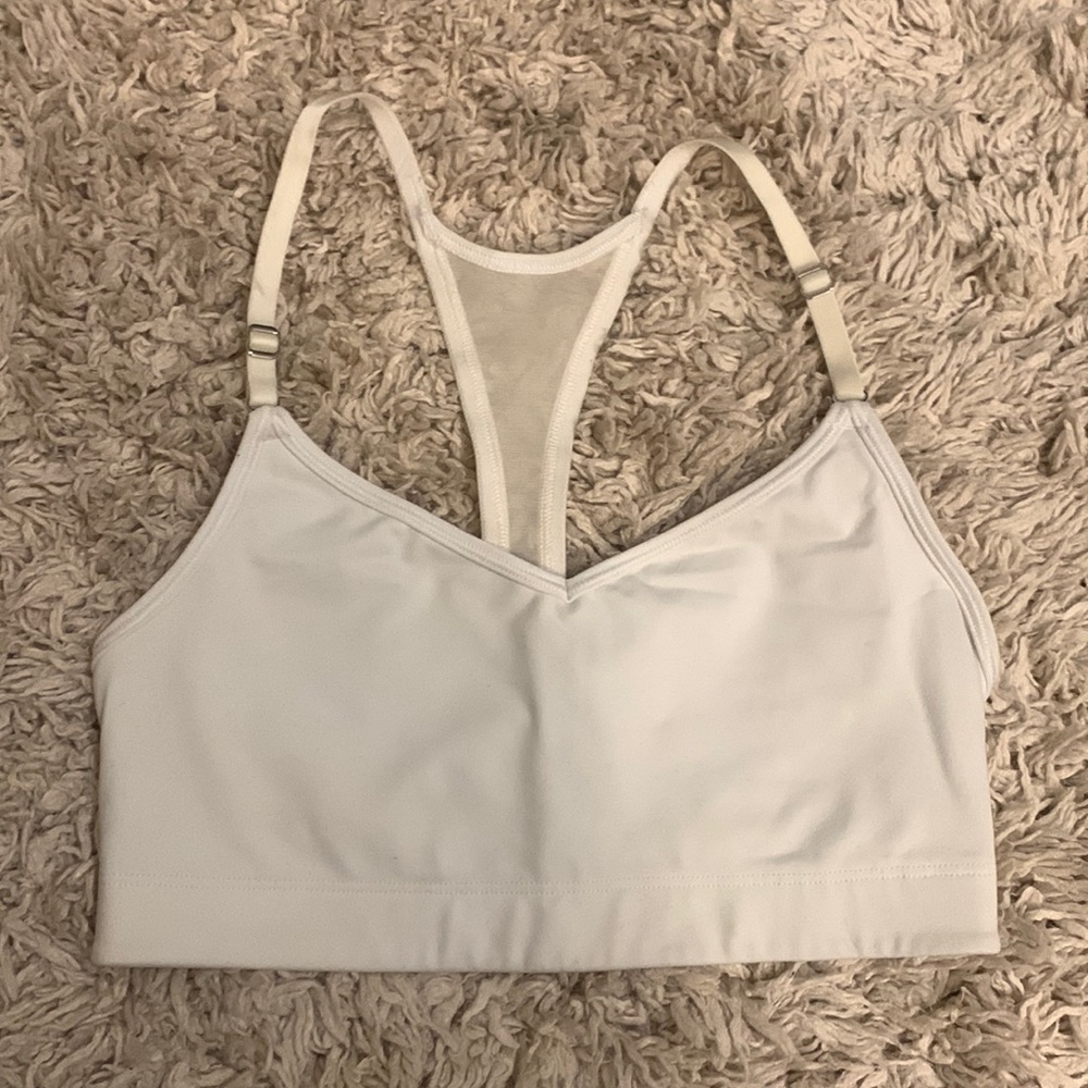 Victoria Secret White Sports Bra